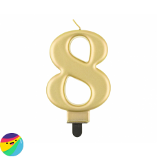 Svečka zlata št. 8